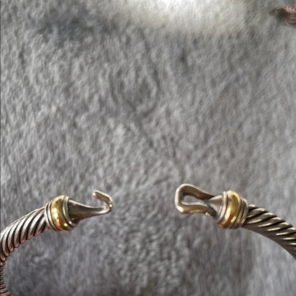 David Yurman Silver and Gold Bracelet - Picture 6 of 12